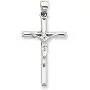 LooptyHoops 14k Gold Crucifix Cross Pendant Charm