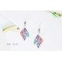 Lightweight Gold Dangle Earrings Pack- Cute Butterfly Wing Drop Earrings For Women Girls,3PCS