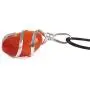 Raw Tumbled Carnelian Crystal Healing Pendant Necklace - for Motivation Strength Leadership Endurance Inspiration Courage - Authentic Stone on Silver Plated Chain Real Gemstone Chakra Healing Charm