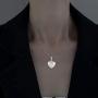 FREECO Sterling Silver Meticulous Morkmanship Memorial Urn Necklace Always with me Cremation Jewelry Pendant Necklaces for ashes