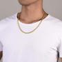 PROSTEEL Stainless Steel Cuban Chain Necklaces/Bracelets for Men Women, Black/18K Gold Plated, Nickel-Free, Hypoallergenic Jewelry, 4mm-13mm, 7.5''/8.3'',14''-30'', Come Gift Box