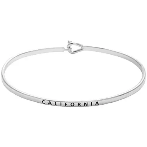 chelseachicNYC Inspirational Message Mantra Hook Clasp Bracelet