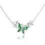 WINNICACA Butterfly Choker Necklace s925 Sterling Silver Birthstone Pendant Necklace Jewelry Gifts for Women Teen Girls Girlfriend Wife Wedding Birthday -Mom gifts