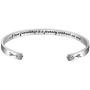 BFJLIFE Inspirational Cuff Bangle Bracelet for Women Teen Girls Personalized Motivational Mantra Engraved 316L Surgical Stainless Steel Jewelry