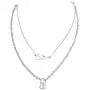Hip Hop Unisex Flame Necklace - Streetwear Choker Necklace Accessory Hip Hop Cool Chain Necklace Perfect Gifts For Hip Hop Male Female Lovers (Lock+Frame) Hip Hop Unisex Flame Necklace - Streetwear Choker Necklace Accessory Hip Hop Cool Chain Necklace Perfect Gifts For Hip Hop Male Female Lovers (Lock+Frame)