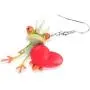 NEWEI Acrylic Sweet Cartoon Prince Frog Heart Earrings Drop Dangle Fashion Animal Jewelry for Women Girls Teens Gift Charms NEWEI Acrylic Sweet Cartoon Prince Frog Heart Earrings Drop Dangle Fashion Animal Jewelry for Women Girls Teens Gift Charms