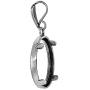 Sterling Silver Dime Bezel 18 mm Coins Prong Back Illusion Edge 10 cent Coin NOT Included