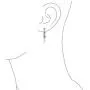Large Bridal Art Deco Style Crystal Bar Accent White Simulated Pearl Wide Statement Choker Earring Necklace Bridal Jewelry Set for Women for Prom Pageant Wedding Adjustable Large Bridal Art Deco Style Crystal Bar Accent White Simulated Pearl Wide Statement Choker Earring Necklace Bridal Jewelry Set for Women for Prom Pageant Wedding Adjustable