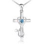 Medicine Themed Stethoscope Pendant Necklace 925 Sterling Silver Doctor Nurse Necklace Gifts for Graduation Medical Student Women Girls
