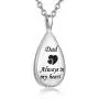 GLDZ Cremation Urn Necklace for Ashes Urn Jewelry Always in My Heart Memorial Pendant with Fill Kit GLDZ Cremation Urn Necklace for Ashes Urn Jewelry Always in My Heart Memorial Pendant with Fill Kit