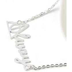 YINLIN Simple Triangular Geometry Hallow Deathly Pendant Necklace