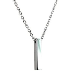 Single Cube Pendant Necklace Cremation Urn Jewelry Ashes