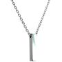 Single Cube Pendant Necklace Cremation Urn Jewelry Ashes