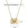 Obidos 14K Gold Plated Star Necklace | Gold Necklaces for Women | Square Pendant Necklace Obidos 14K Gold Plated Star Necklace | Gold Necklaces for Women | Square Pendant Necklace