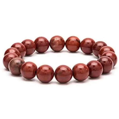 eletout Handmade 10mm Round Natural Semi Precious Gemstone Beaded Stretch Solid Color Bracelets