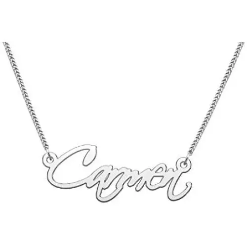 YSAHan Custom Name Necklace Personalized Initial Nameplate Jewelry Birthday for Women Girls YSAHan Custom Name Necklace Personalized Initial Nameplate Jewelry Birthday for Women Girls
