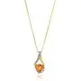 Sterling Silver Trillion-Cut Gemstone and Diamond Accent Pendant Necklace, 18'' Sterling Silver Trillion-Cut Gemstone and Diamond Accent Pendant Necklace, 18''