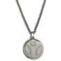 Luke 1:37 Baseball Cross Necklace and Pendant Stainless Steel for Athletes with Bible Quote Prayer | Christian Gift for Boys and Girls Smaller Size