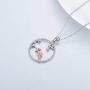 MEIDERBO Cat Necklace for Girls Sterling Silver Cat Necklace Pendant Animal Jewelry Gifts for Women