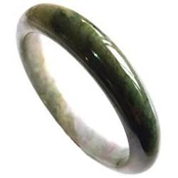 KARATGEM Natural Jadeite Jade Bangle Bracelet 55-78mm Inner from US Warehouse