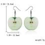 ZRosse 9 PCS Summer Food Fruit Drop Earrings for Women Girls Acrylic Funny Cute Fruit Style Earrings Jewelry