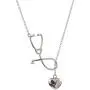 HANRESHE Stethoscope Bracelet Fashion Medical Jewelry Gift for Nurse Doctor Medical Student Silver Plated Stethoscope Pendant HANRESHE Stethoscope Bracelet Fashion Medical Jewelry Gift for Nurse Doctor Medical Student Silver Plated Stethoscope Pendant