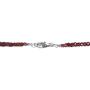 Shop LC 925 Sterling Silver Rhodium Plated Round Rhodolite Garnet Beads Necklace Jewelry Birthday Gifts for Women Size 18'' Ct 36.1
