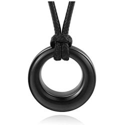 AllerPierce Urn Necklaces for Ashes Stainless Steel Memorial Urns Pendant Necklaces Circle of Life Eternity Cremation Ashes Jewelry Keepsake for Men Women