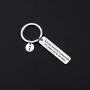 CENWA Semicolon Keychain Suicide Prevention Awareness Gift Always Be Kind to Yourself Its Okay Not to Be Okay Depression Awareness Inspirational Semi Colon Jewelry
