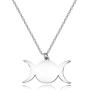 CENWA Triple Moon Goddess Symbol Pendant Necklace Symbol Alchemy Jewelry Wiccan Jewelry Alchemy Symbol Pendant Necklace