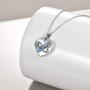 MONGAS Butterfly Necklaces 925 Sterling Silver Butterfly Jewelry for Women