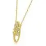 TJD 0.03 Carat White Natural Diamond Pendant Necklace 10K White Gold (G-H Color, I2-I3 Clarity) Diamond Pendant Necklace for Women Diamond Jewelry Gifts for Women