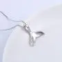 S925 Sterling Silver Jewelry Dolphin Mermaid Tail Pendant Necklace, Box Chain,18 inches S925 Sterling Silver Jewelry Dolphin Mermaid Tail Pendant Necklace, Box Chain,18 inches