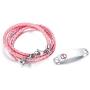 MPRAINBOW Medical ID Alert Bracelet 3 Laps Medical Bracelet for Women Girls,Custom Persomalized Bracelet