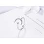 Flzaitian Crescent Moon Ring,Star Moon Adjustable Open Rings for Women Girls
