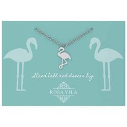 Rosa Vila Flamingo Necklace, Flamingo Gifts for Women and Girls, Flamingo Pendant, Bird Necklaces, Flamingo Jewelry for Women, Flamingo Gift, Flamingo Accessories, Bird Jewelry, Bird Pendant