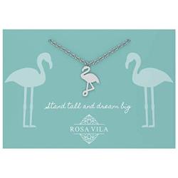 Rosa Vila Flamingo Necklace, Flamingo Gifts for Women and Girls, Flamingo Pendant, Bird Necklaces, Flamingo Jewelry for Women, Flamingo Gift, Flamingo Accessories, Bird Jewelry, Bird Pendant