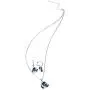 Crystalline Azuria Round Colorful Multi Blue Simulated Sapphire White Cubic Zirconia Crystals Jewellery Set Pendant Necklace 18'' Earrings 18 ct Rose Gold Plated 18K White Gold Plated for Costume Jewelry Sets for Women