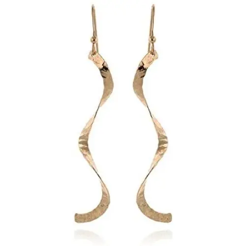 Stera Jewelry 925 Sterling Silver or 14k Gold-Filled Womens Curved Twist or Curls Dangle Earrings