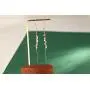 SLUYNZ 925 Sterling Silver Sparkling CZ Droplet Dangle Earrings for Women Teen Girls Elegant Long Threader Earrings