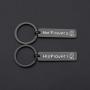 KUIYAI Gamer Couple Keychain Set His Player 1 Her Player 2 Bar Pendant Key Ring