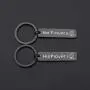 KUIYAI Gamer Couple Keychain Set His Player 1 Her Player 2 Bar Pendant Key Ring
