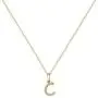 Hidepoo Initial Necklace for Women – 14k Gold Filled Dainty Cubic Zirconia Monogram Letter Pendant Necklace Tiny Cursive Uppercase 26 Alphabet Initial Necklace Charm Jewelry Gifts for Girls Bridesmaid