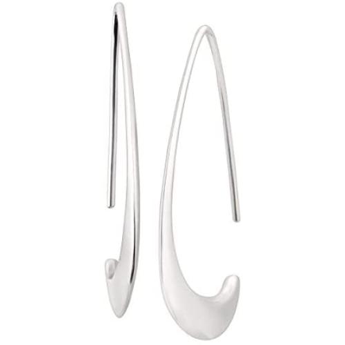 Silpada Silhouette Tapered Wire Open Drop Earrings in Sterling Silver