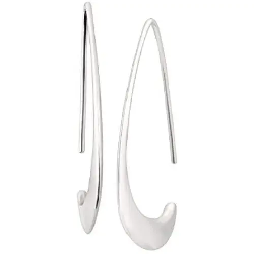 Silpada Silhouette Tapered Wire Open Drop Earrings in Sterling Silver Silpada Silhouette Tapered Wire Open Drop Earrings in Sterling Silver