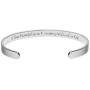 Mucers Engraved Inspirational Bracelets for Women, Inspiring Mindfulness Messages for Girls, Sliver,Gold and Rose Gold Bangle Cuff Jewelry for Mom, Daughter, and Best Friends