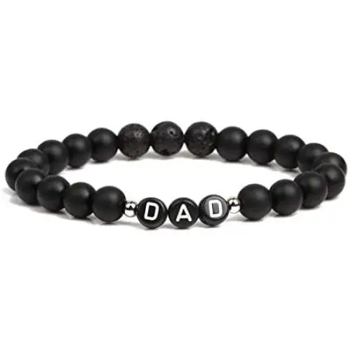 Xusamss Fashion 8MM Natural Stone Matte Agate Turquoise Elastic Bracelet DAD Bead Bracelet Xusamss Fashion 8MM Natural Stone Matte Agate Turquoise Elastic Bracelet DAD Bead Bracelet