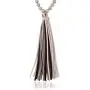 RIAH FASHION Bohemian Tassel Statement Necklace - Lightweight Fabric Faux Suede Fringe Long Bead Chain RIAH FASHION Bohemian Tassel Statement Necklace - Lightweight Fabric Faux Suede Fringe Long Bead Chain