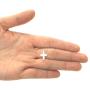 Sterling Silver Mini Cross Charm Pendant