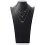 Victray Star Gold Necklaces Layered Choker Necklace Chain Summer Beach Moon Pendant Necklaces Fashion Jewelry Accessories for Women and Girls